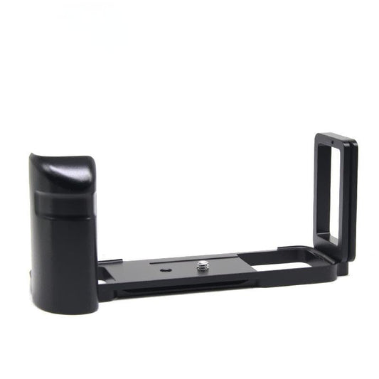YEELAMKOK Camera Hand Grip Quick Release L Plate Bracket Mount for Fujifilm GFX50R, Aluminum, Black