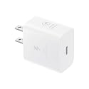 Samsung 25W Wall Charger Power Adapter, Cable Not Included, Super Fast Charging, Compact Design, Energy Efficient, Compatible with Galaxy and USB Type