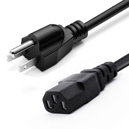 Universal 3 Prong AC Power Cord Replacement for Horizon Fitness Treadmills Ellipticals, Superfit, BowFlex, Sole,Goplus 2 in 1 Folding Treadmill