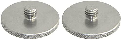 2 Pack Monster Male to Male 3/8" to 3/8" Stainless Steel Adapter/Tripod/SS Coupler Desmond