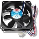 Top Motor DF128025BU-PWMG 80mm x 25mm 4 pin PWM Fan Double Ball Bearing!