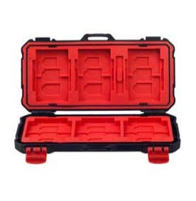 Vidpro Super Rugged Memory Card Case Holds 3 XQD, 3 CF, 12 SD & 6 MicroSD