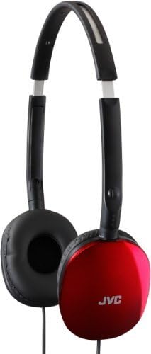 JVC Flats On-Ear Wired Headphones - Flat Foldable Design - 30mm Driver for Powerful Sound - Soft Ear-Pads for Comfort - Steel Headband - Lightweight…
