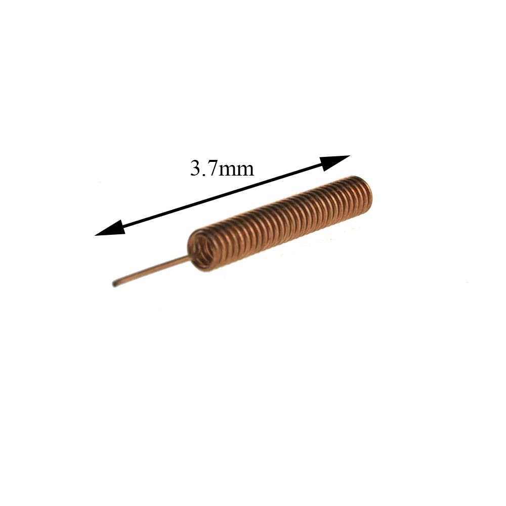 Binzzo 36mm Lenght Coil Spring Antenna Provide Bigger Bending Angle Proper Solid Hollow Inside Easy Pass Shock Absorption Data Transmission 433 MHz