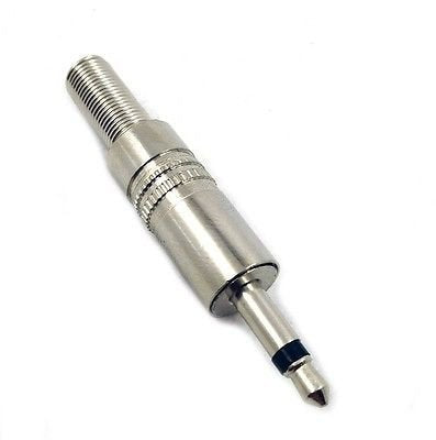 3.5mm Mono TS Male Plug Solder Connector, Audio Jack Repair Adapter, 10 Pack