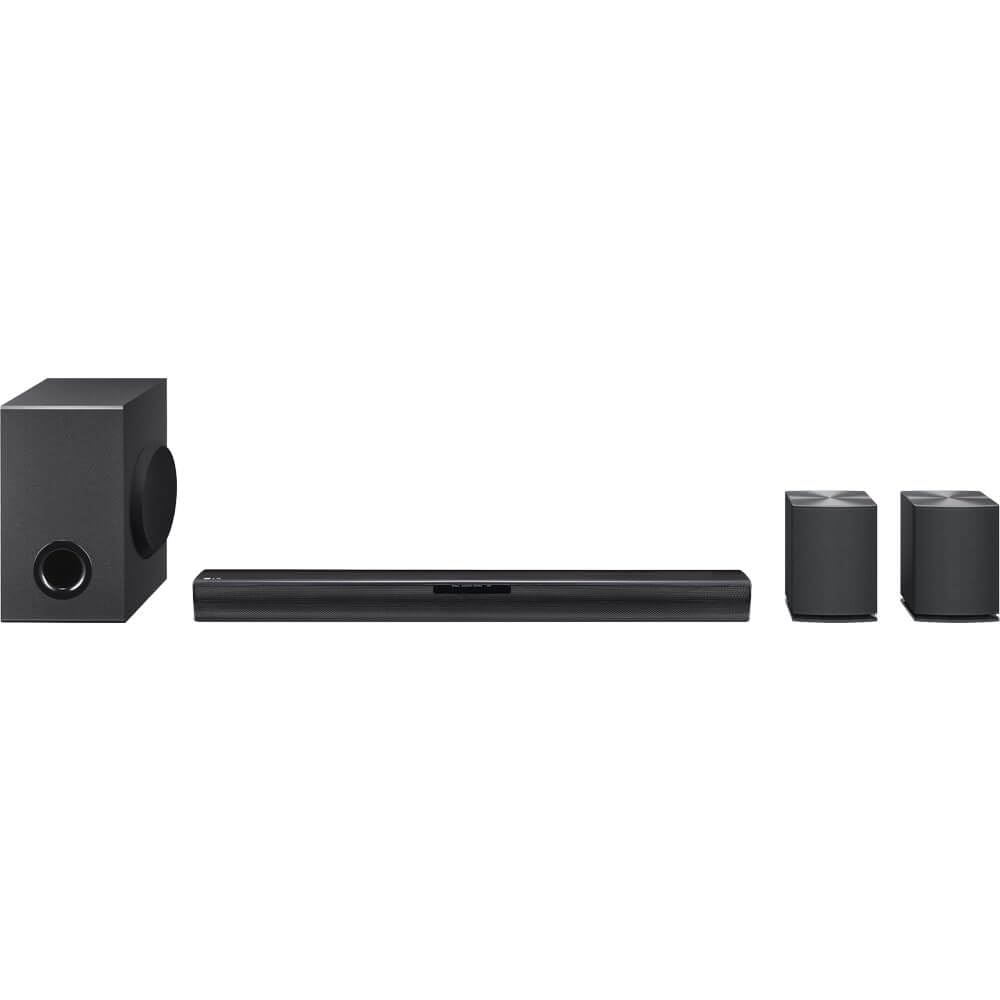 LG SQC4R 4.1 Ch Soundbar with Wireless Subwoofer and Rear Speakers (Renewed)