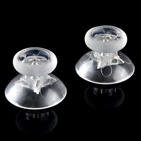 Gametown Clear Thumbstick Analog Stick Thumb Stick Joystick Cap Cover for PS4 Controller