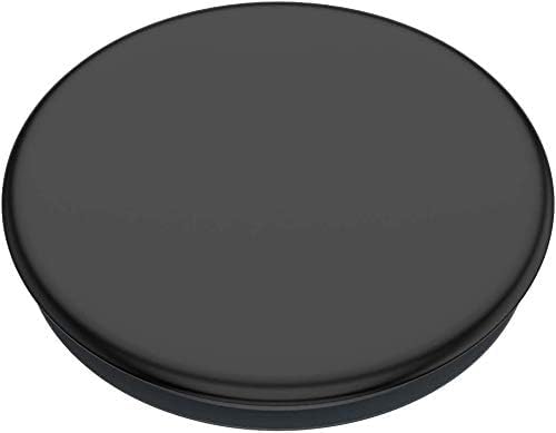 PopSockets PopGrip Basic Phone Grip and Stand - Expandable, Fixed Top, Secure Hold for Texting & Photos - Works with Most Smooth Cases - Gel Adhesive