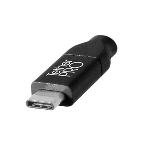 TetherPro USB-C to 2.0 Mini-B 5-Pin, (4.6m) BLK