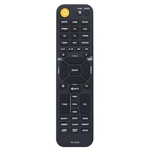 NTQinParts Replacement Remote Control Controller for Onkyo TX-NR6050 TX-NR6100 7.2 Home Theater Smart AV Receiver