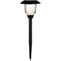 Living Accents 3010844 0.2 watt Black Solar Powered LED Pathway Light, Pack of 12