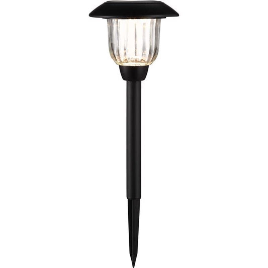 Living Accents 3010844 0.2 watt Black Solar Powered LED Pathway Light, Pack of 12