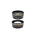2Pc Kit HD Wide Angle & Telephoto Lens Set for Sony Alpha A6000 ILCE-6000 NEX-3N (40.5mm Compatible)