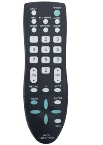 GXCC Replace Remote Control Compatible with Sanyo LCD HDTV TV DP26649 DP26640 DP42D23 DP19648 DP39E23 DP39E63 DP46812 DP39842