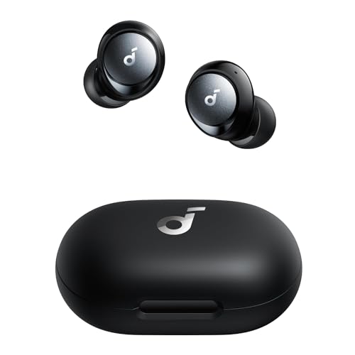 Soundcore by Anker Space A40 Adaptive Active Noise Cancelling Wireless Earbuds, Reduce Noise by Up to 98%, Ultra Long 50H Playtime, 10H Single