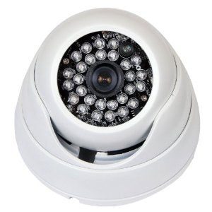 VideoSecu Outdoor 700TVL Built-in 1/3'' Effio Color CCD Infrared Dome Security Camera High Resolution Vandal Proof Day Night for Home CCTV DVR
