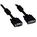 Cable Leader SVGA HD15 M/F Monitor Extension Cable with Ferrites (100 Foot (1 Pack))
