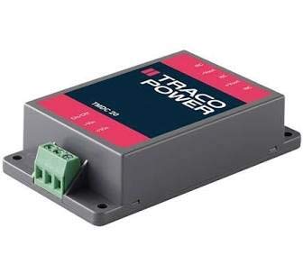 TRACO POWER TMDC 20-7212H DC-DC Converter; Encapsulated; 20W; 12V@1670 mA; 80-160V in; TMDC 20H Series