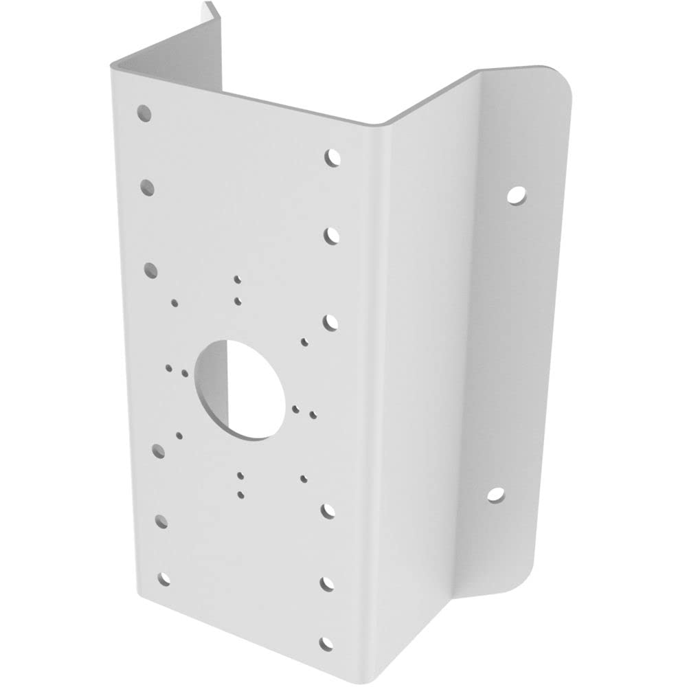 DS-1276ZJ Universal Corner Mount Bracket Hik-Compatible with Most Wall Mounts Cameras and PTZ, White, Pack of 1