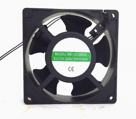 Ailsa Hexi ME12038SHL AC 110/230V 0.05A 5W 120x120x38mm Ball Cooling Fan