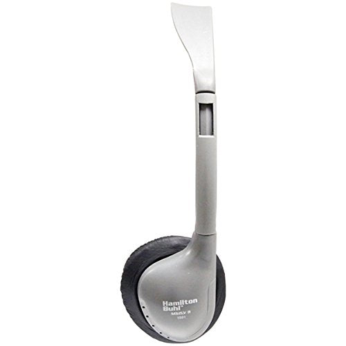 HamiltonBuhl Schoolmate On-Ear Stereo Headphone with Leatherette Cushions and in-line Volume (1)