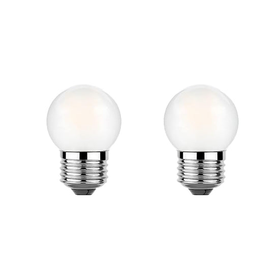Kellarosses G40 LED Bulb 1.5W 150LM E26 2-Pack Small Bulb