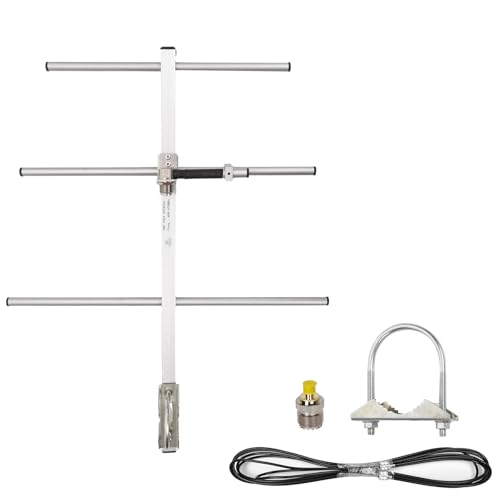 GTOMNI GMRS Yagi Antenna for 70CM UHF Dual Band 400-470Mhz Ham Walkie with High Gain 7DBI Outdoor Antenna for Ham Radio Transceiver Repeater SL16