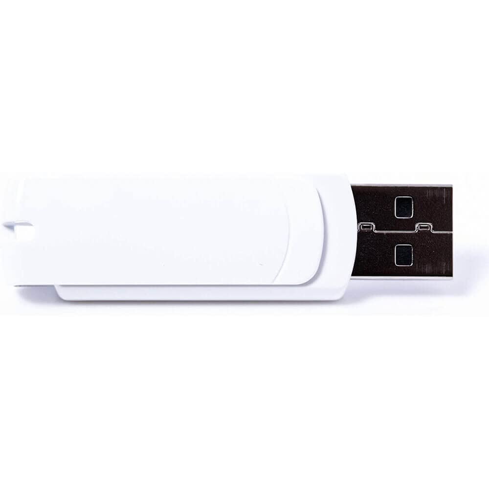 Unirex USFW-328S USB 3.0 Flash Drive, Swing, 128GB, White
