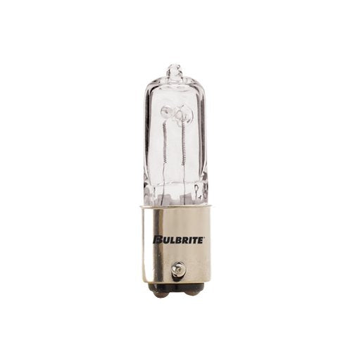 12PK Bulbrite 613076 Q75CL/DC 75-Watt Dimmable Halogen JD Type T4, Double Contact Bayonet Base, Clear