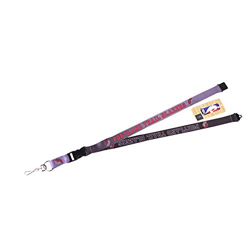 NBA Portland Trail Blazers Unisex Portland Trail Blazers Lanyard Reverse Pop C, Black