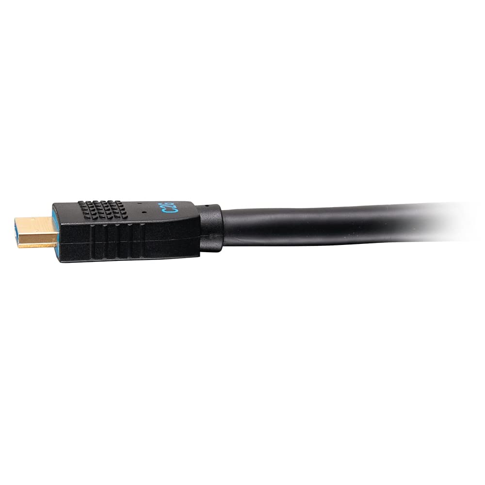 Legrand - C2G Ethernet Cable, 4k High Speed HDMI Cable, Black In Wall HDMI Cable, 60 hz HDMI Cable, 20 Foot HDMI Cable, 1 Count, C2G 50188
