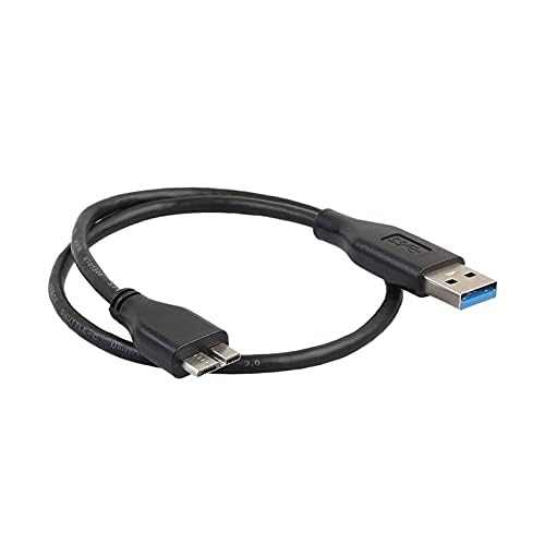 (2 Pack) USB 3.0 SuperSpeed USB Type A to USB Micro-B Device Cable for Toshiba Canvio Desk External Hard Drive Disk 1TB/2TB/3TB, Canvio Basics 3.0