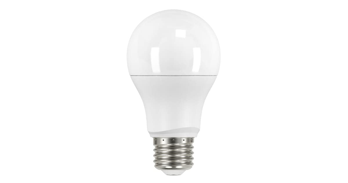 Satco S9594 9.5W A19 LED Light Bulb, 3000K, Frosted White
