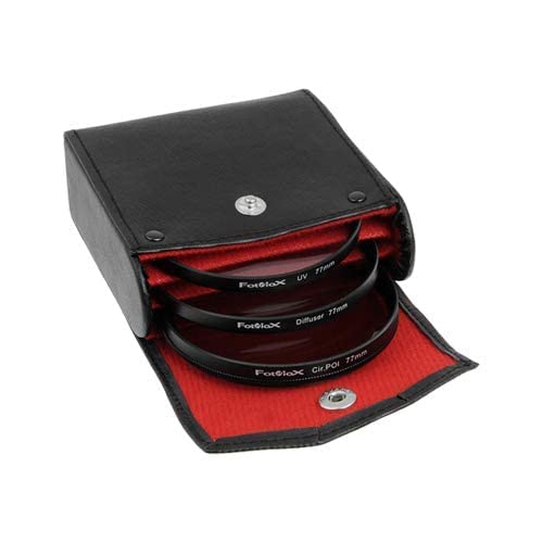 Fotodiox Filter Kit, UV, Circular Polarizer, Soft Diffuser, 77mm for Canon, Nikon, Sony, Olympus, Pentax, Panasonic Camera Lenses.