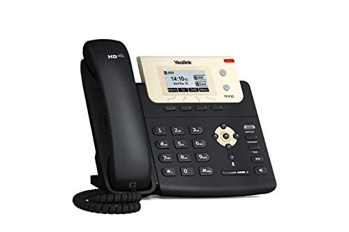 Yealink T21P E2 IP Phone, 2 Lines. 2.3-Inch Graphical Display. Dual-port 10/100 Ethernet, 802.3af PoE, Power Adapter Not Included (SIP-T21P E2)