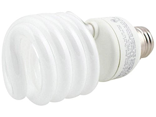 TCP 23W Cool White Spiral CFL Bulb, E26 Base