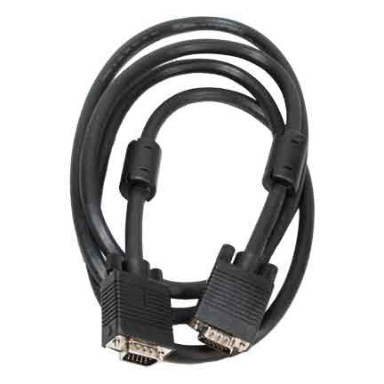 SF Cable, 6ft HD15 SVGA M/M Monitor Cable with Ferrite Bead