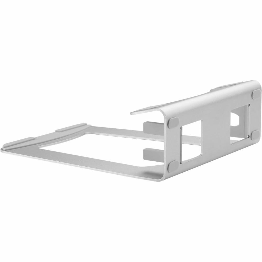 StarTech Laptop Stand, Aluminum, Silver, Angled Notebook Holder