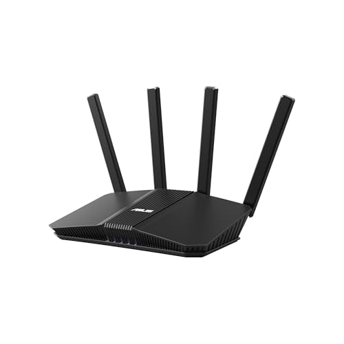 ASUS RT-BE58U WiFi 7 BE3600 AiMesh Extendable Router, 4K-QAM, MLO, AI Detection 2.5G Port, Four 1G Ports, Commercial-Grade Network Security, Parental