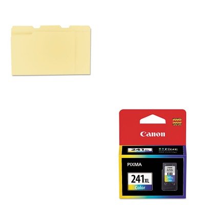KITCNM5208B001UNV12113 - Value Kit - Canon 5208B001 CL-241XL High-Yield ChromaLife 100 Ink (CNM5208B001) and Universal File Folders (UNV12113)