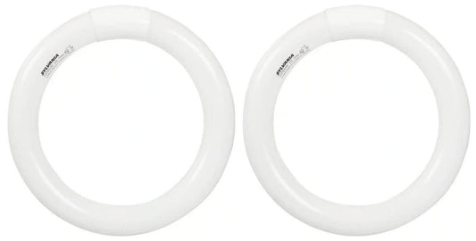 SYLVANIA (2 Pack) 23519 Cool White Premium Circline Fluorescent T9 Circle 8 inch Diameter, 22 watts, 4100K, 1050 lumens, 80 CRI Fluorescent Light Bulb