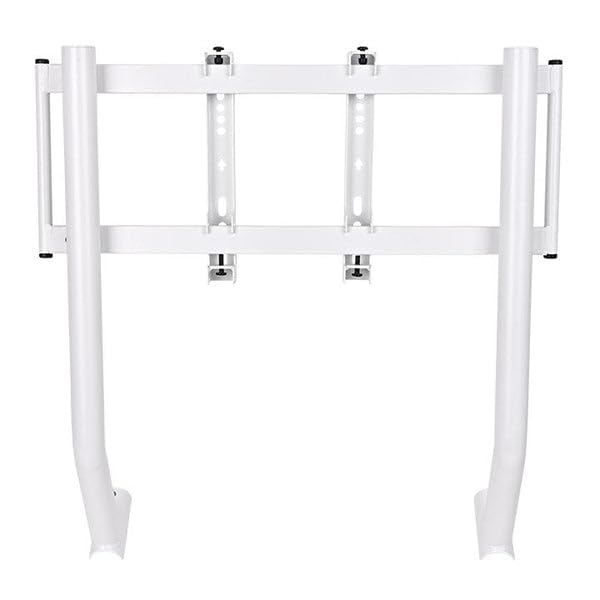 Thermaltake GR300 Racing Simulator Monitor Stand; Single Monitor or TV; 32" to 50" Screens; VESA Mounting; Powder Coated Steel; White