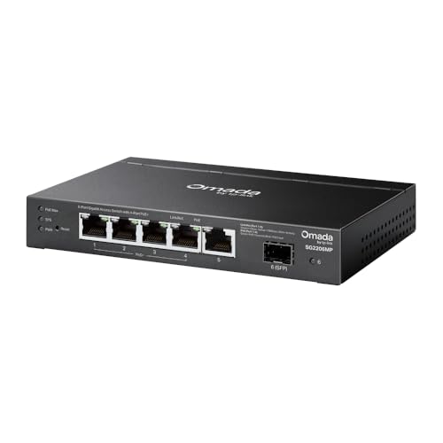 Omada Access 6-Port Gigabit Switch with 4-Port PoE+