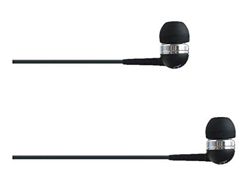 4xem Wired Headset for Universal Smartphones - Retail Packaging - Black