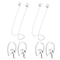 Magnetic Anti-Lost Straps for Apple AirPods 4st to 1th Generation and AirPods Pro 1st to 4th Generation, 2 Additional Pairs of Ear Hooks-Compatible