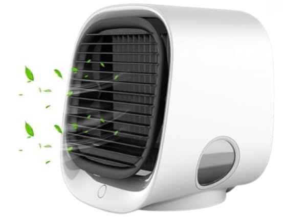 NIUGQXPX AiraBreeze,aira Breeze Portable Quiet Table Fans,3 Fan Speeds,Mini Fan (white)