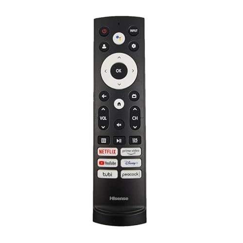OEM Replacement Remote Control for All Hisense UHD 4K ULED Smart Google TVs with Voice Control 43A6H 50A6H 55A6H 65A6H 75A6H 50U6H 55U6H 65U6H