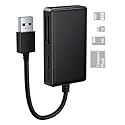 SD Card Reader 4 in 1 Simultaneously - iDsonix USB A 3.0 Card Reader 5Gbps for SD, TF(Micro SD), CF, MS, Support SDXC, SDHC, MMC, Micro SDXC, Micro
