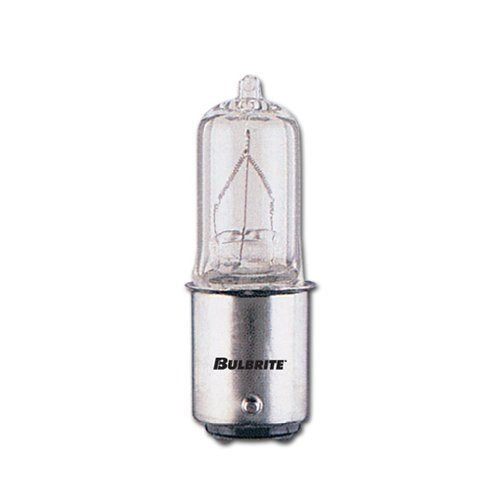 10 Pack 50 Watt T4 BA15D Base 120 Volt 2800K 2000 Hour Clear Halogen Lightbulb