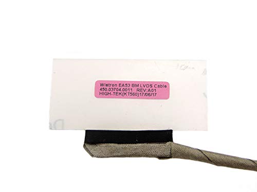Genuine New LCD LED Flex Video Display Screen EA53 BM LVDS Cable Replacement for Acer Aspire ES 15 ES1-512 ES1-531 ES1-571 ES1-512-C96S 15.6" Gateway